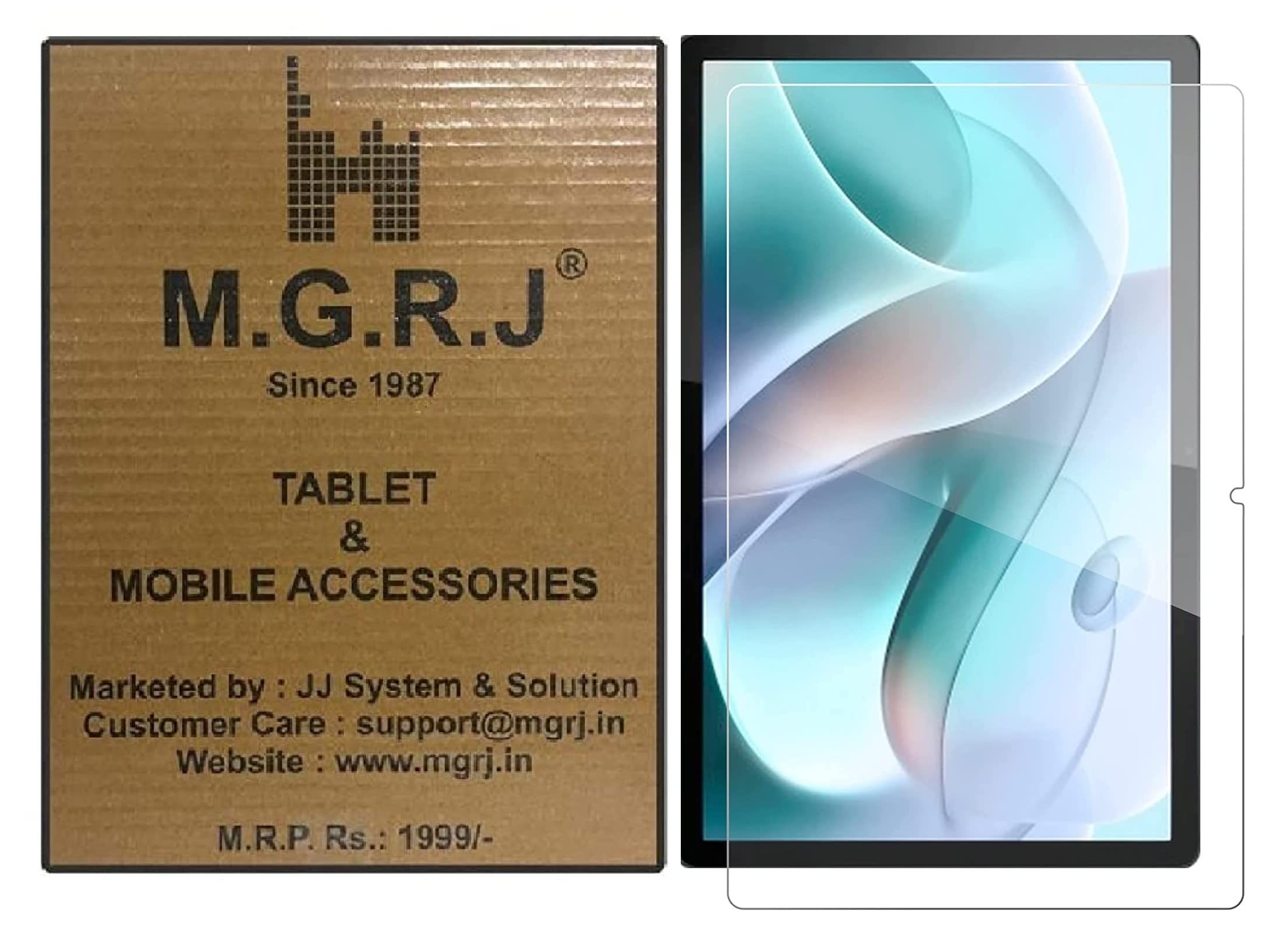 M.G.R.J® Tempered Glass Screen Protector for Motorola Moto Tab G62 (10.61 inch) (B0BNXJ2TC2) Amazon Price History, Amazon Price Tracker