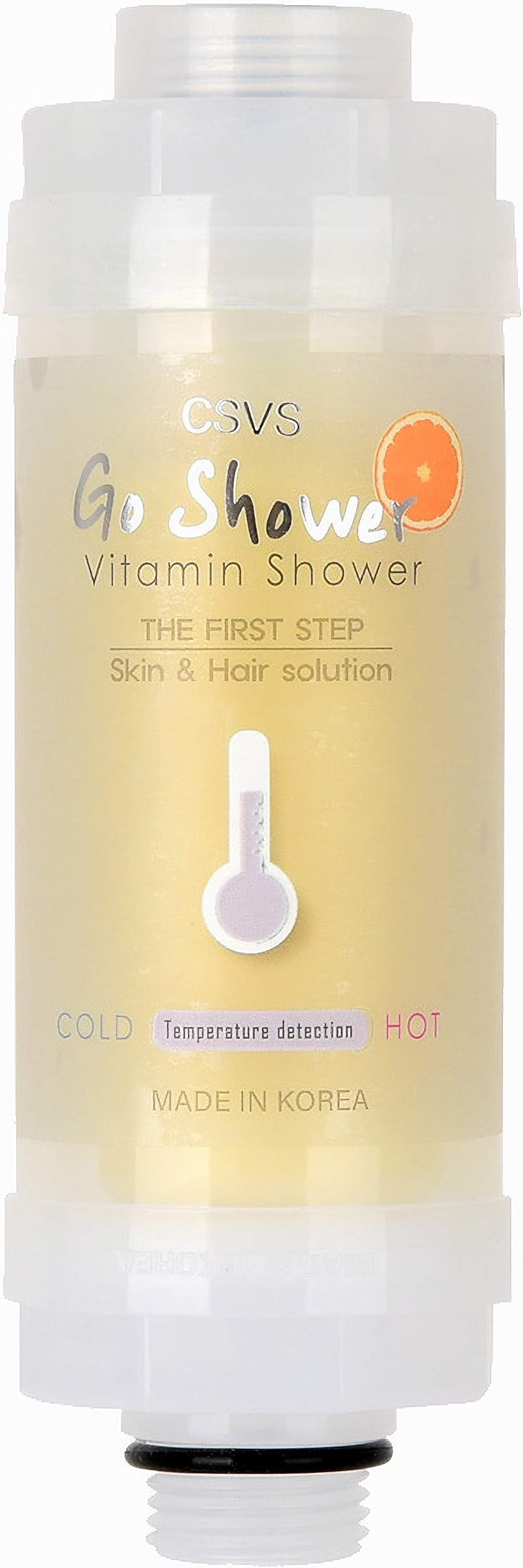 HOMELY CONNECT - Aroma Shower Filter - Hard Water Shower Head Filter in 4 Different Scents - Water Purifier And Softener - Chlorine & Fluoride Filter, Helps Dry Skin & Hair Loss (Lemon)