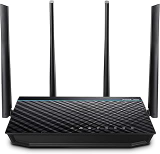 ASUS AC1700 WiFi Gaming Router (RT-ACRH17) - Dual Band Gigabit Wireless Router, 4 GB Ports, USB 3.0 Port, Gaming & Streaming, Easy Setup, Parental Control, MU-MIMO