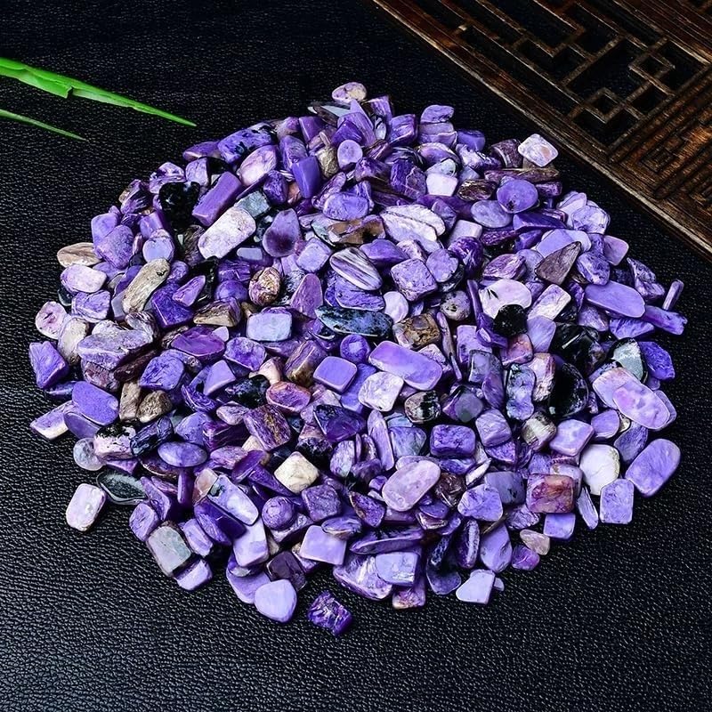 Pierre Concassée Charoite 12-15mm : Sublimer un Aquarium ou un Jardin d'Intérieur Zen