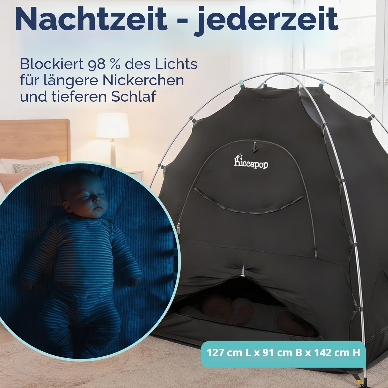 hiccapop Daydreamer Verdunkelungszelt (Eltern)