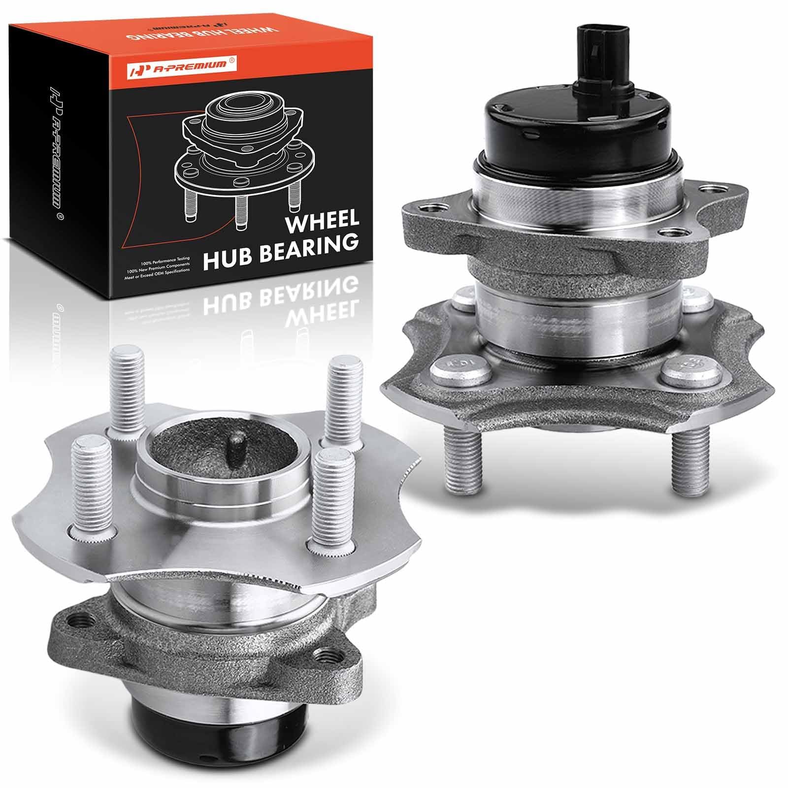 Pair Rear Wheel Bearing and Hub Assembly for 2000 - 2005 Toyota Echo Scion XA XB