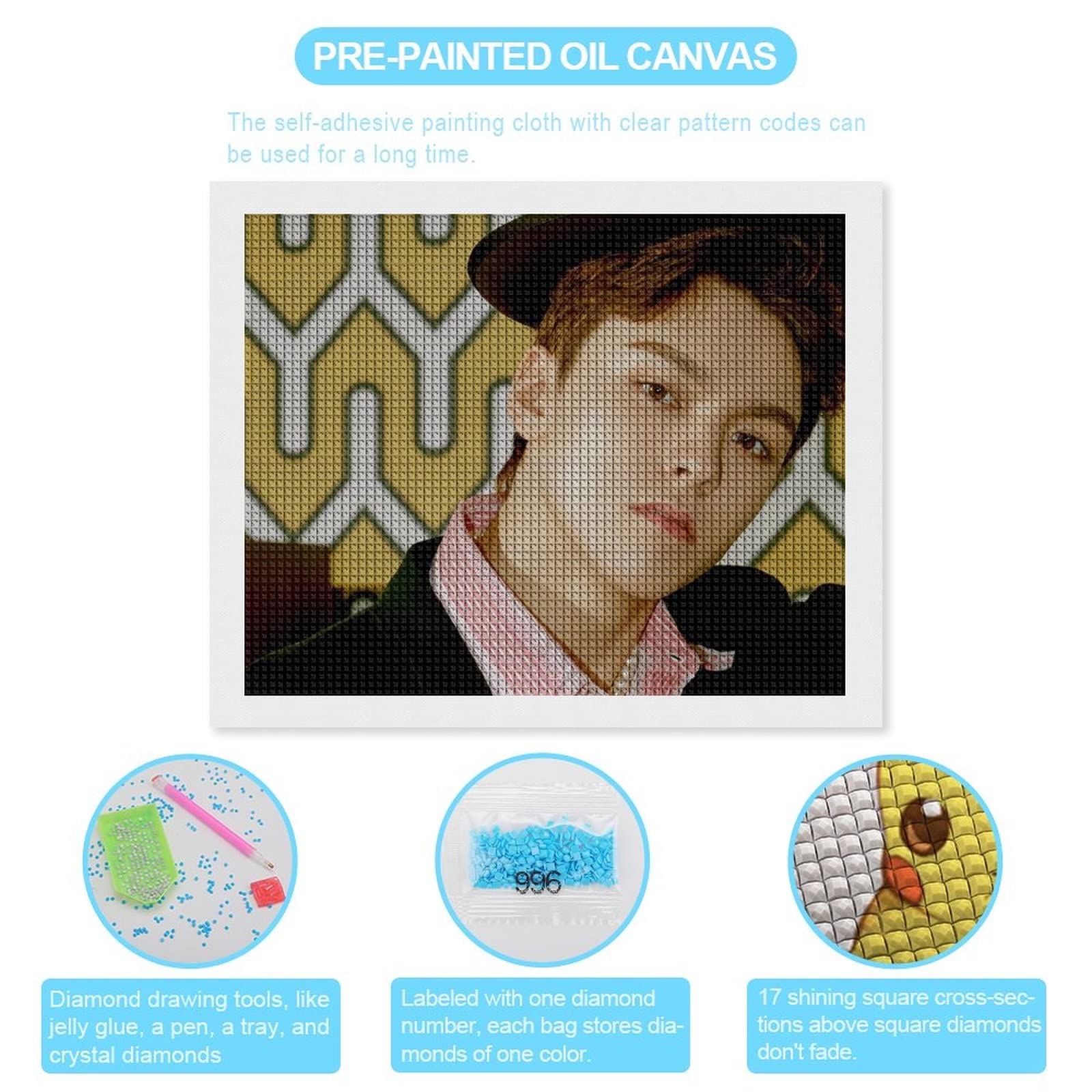 Amazon | ダイヤモンドアート Seventeen ダイヤモンド塗装キット 期間