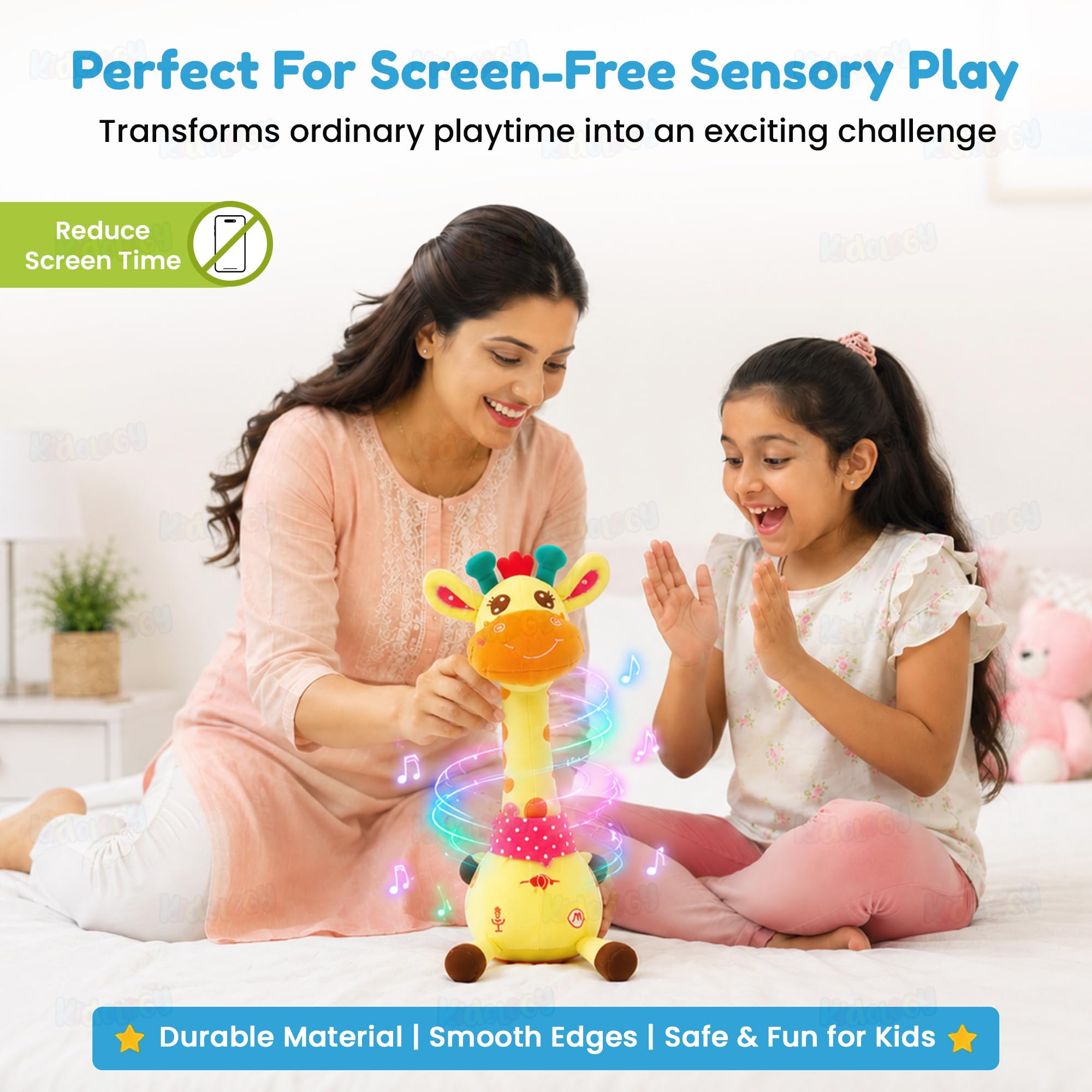 Kidology Dancing Giraffe Toy - Musical & Interactive! -5 Kidology Dancing Giraffe Toy - Musical & Interactive! -5