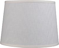 Vista 2 de Aspen Creative 32052A Pantalla de lámpara de construcción de araña en forma de imperio de tapa dura de transición en blanco hueso, parte superior