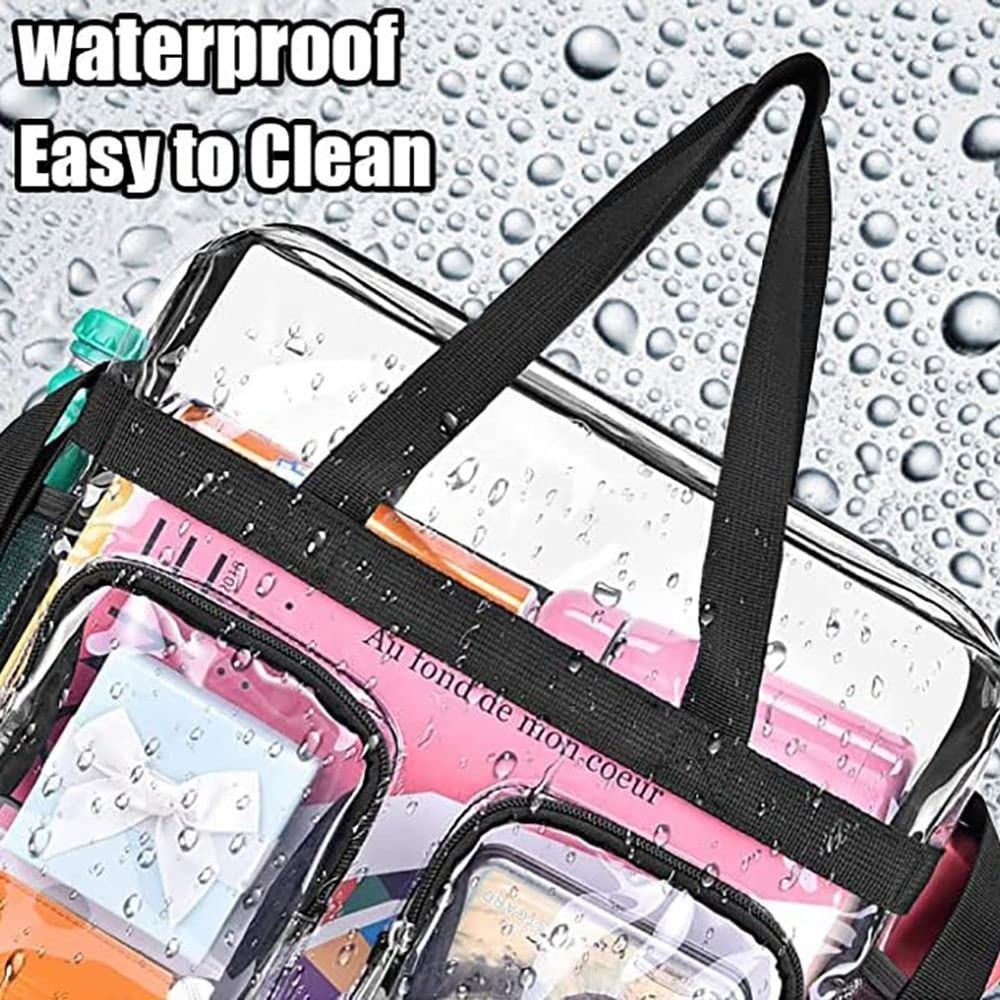 Bolsa transparente de 12 x 6 x 12 pulgadas, con correa reforzada de PVC, para eventos deportivos y conciertos, diseño a prueba de fugas — view 5