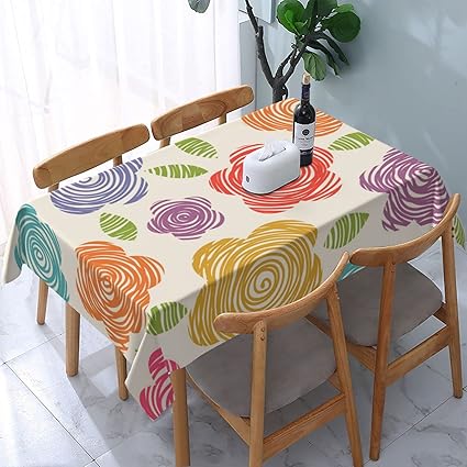 Amazon テーブルクロス 長方形 花柄 可愛い 子供 テーブルカバー 撥水 北欧 和風 防水 防油 おしゃれ 137 1cm 飾りクロス ダイニング レストラン 家庭用 プレゼント Choujj テーブルクロス オンライン通販