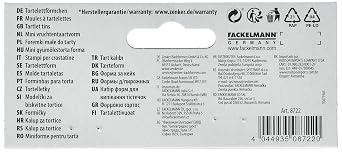 Zenker 825253 Tartlet Non Stick (Set of 6)