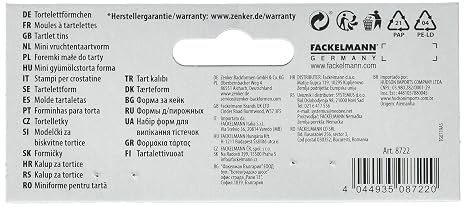 Zenker 825253 Tartlet Non Stick (Set of 6)