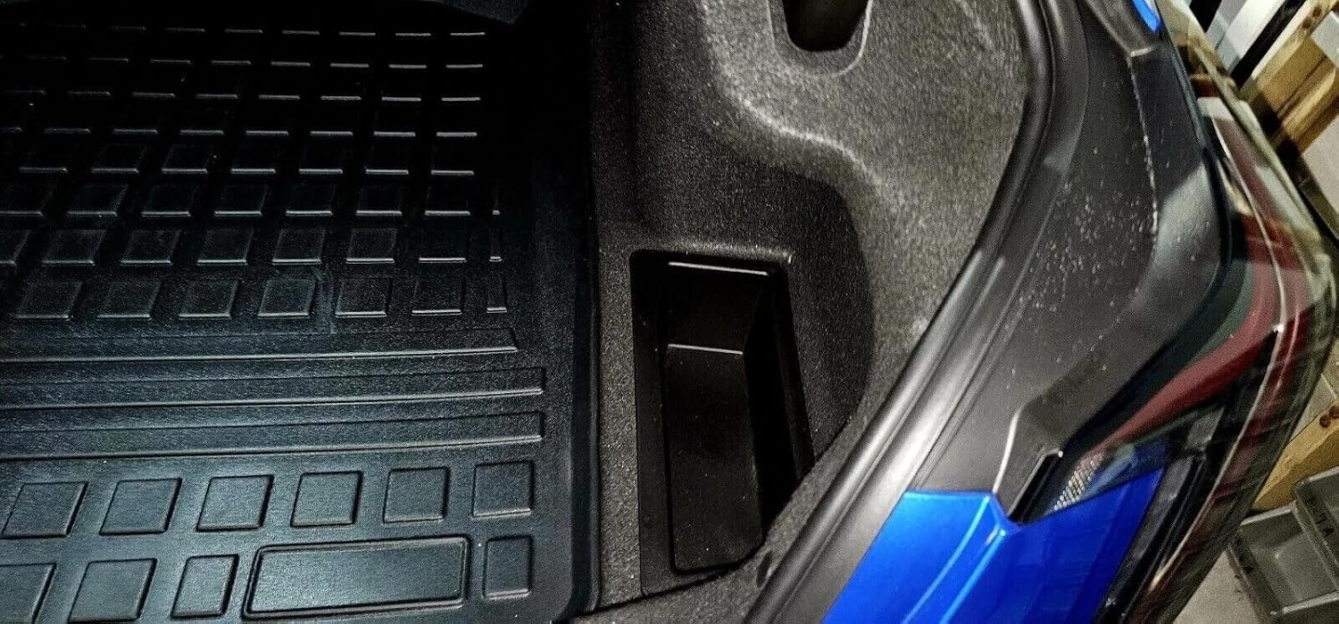 Cargo Liner - Trunk Mat for Cadillac CT5 CT5-V 2020-2026 – Weather-Resistant Trunk Mats for Cars with Raised Lip – Non-Slip Car Rear Trunk Mat Tray Pad Boot – Laser Pre-Cut Design