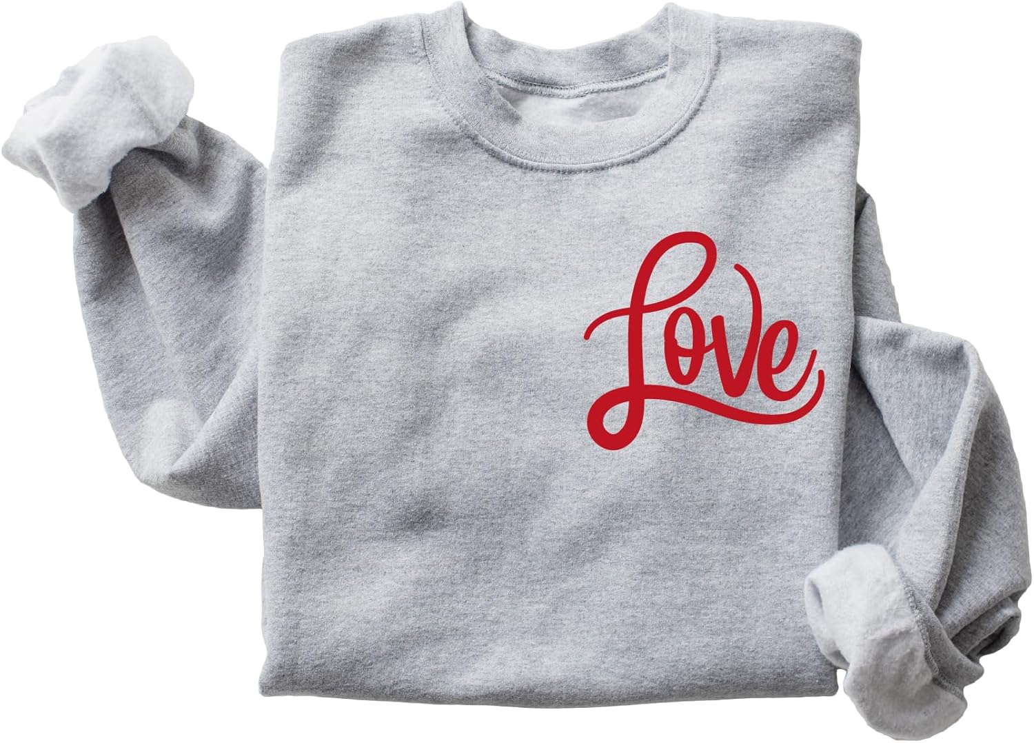 Cute Love Valentines Sweatshirt, Teacher Valentine Hoodie, Mom Love Valentines Day Gift - Image 6