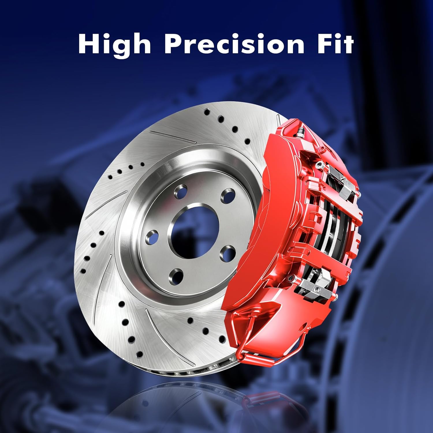 PM Auto Front 294mm Brake Rotors Replacement For 2007-2017 Jeep Patriot/Compass, 2008-2014 Dodge Avenger, 2007-2010 Chrysler Sebring, 2011-2014 Chrysler 200, 2007-2012 Caliber