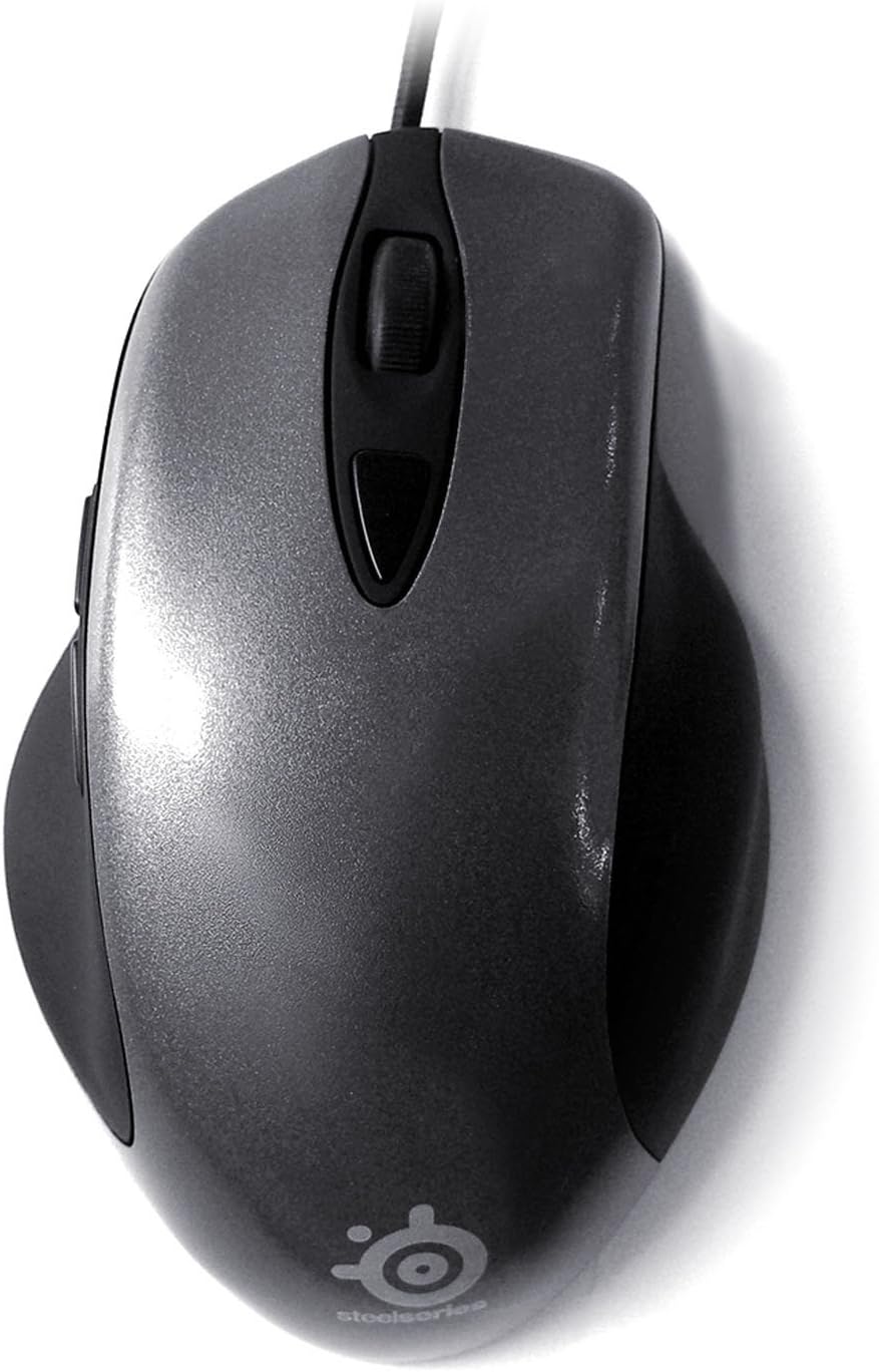 SteelSeries Ikari 62000 Wired Optical Gaming Mouse (Grey)