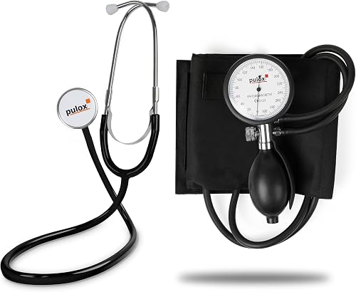 Stéthoscope à tête plate & Tensiomètre manuel (Sphygmomano Pulox