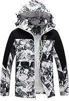 Vista 11 de GIISAM Chaqueta de lluvia para hombre, impermeable, ligera, para exteriores, rompevientos con capucha