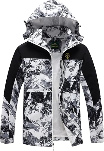 Vista 11 de GIISAM Chaqueta de lluvia para hombre, impermeable, ligera, para exteriores, rompevientos con capucha