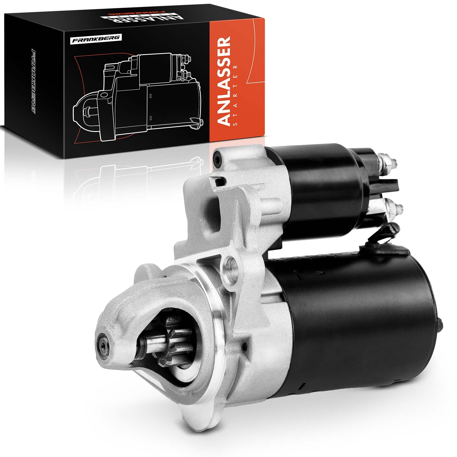 Frankberg Démarreur Compatible avec M.i.n.i R50 R53 Cooper One 2001-2006 M.i.n.i Cabriolet R52 Cooper One 2004-2007 Remplacer# 1489994