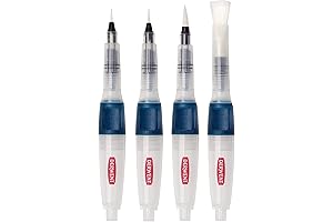 Derwent Push Button Waterbrush Assorted Set
