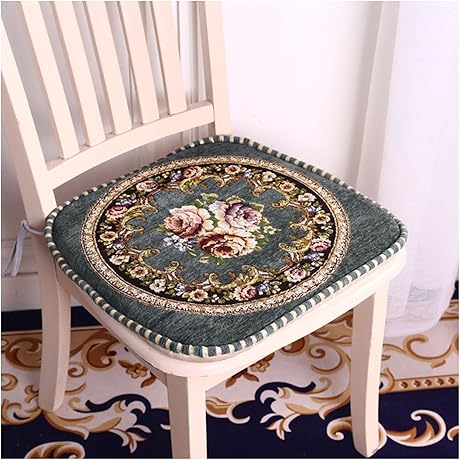 17.7"x17" Green Removable Dinette Cushion Set