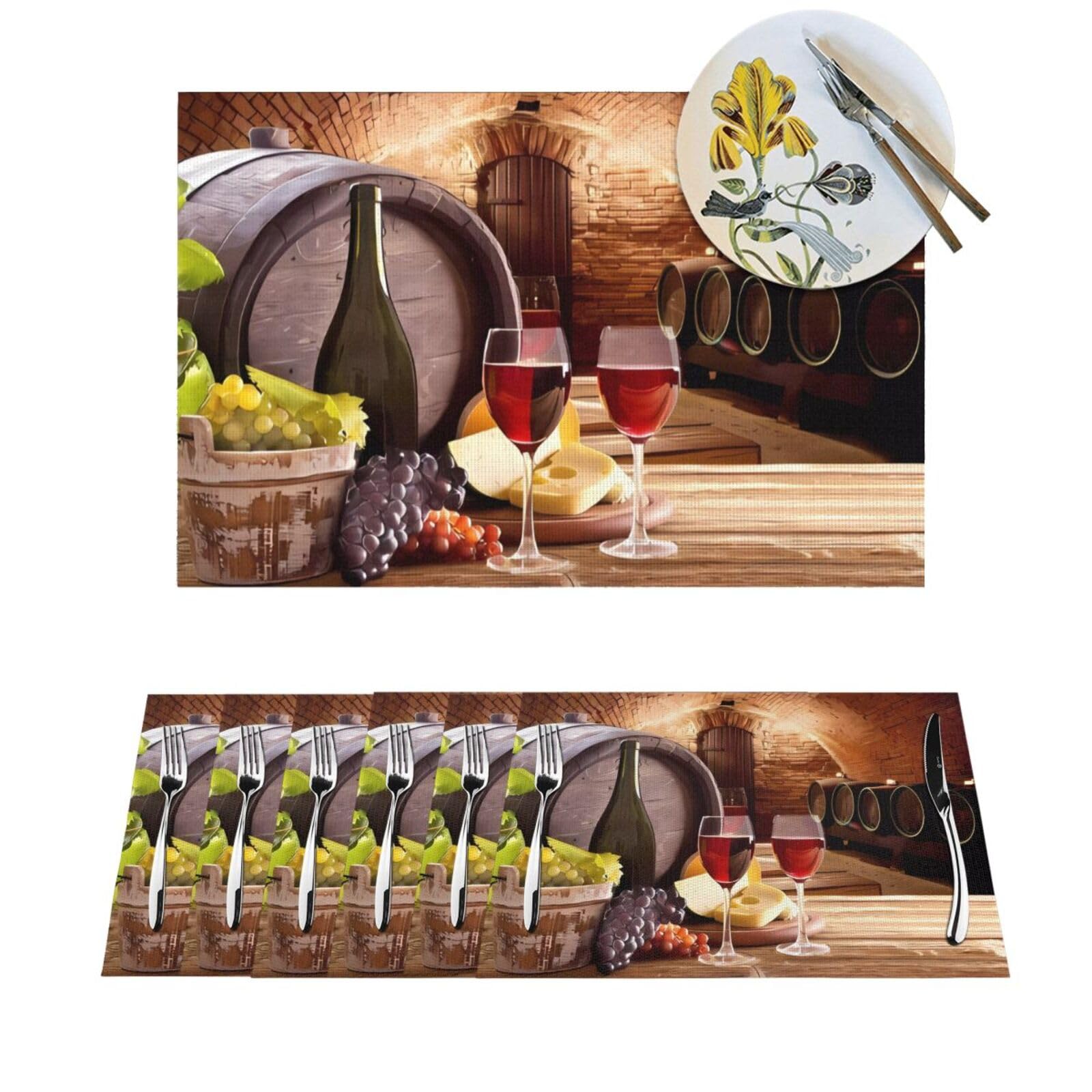 Set de table antidérapant et lavable en PVC pour résoudre le nettoyage de la cuisine