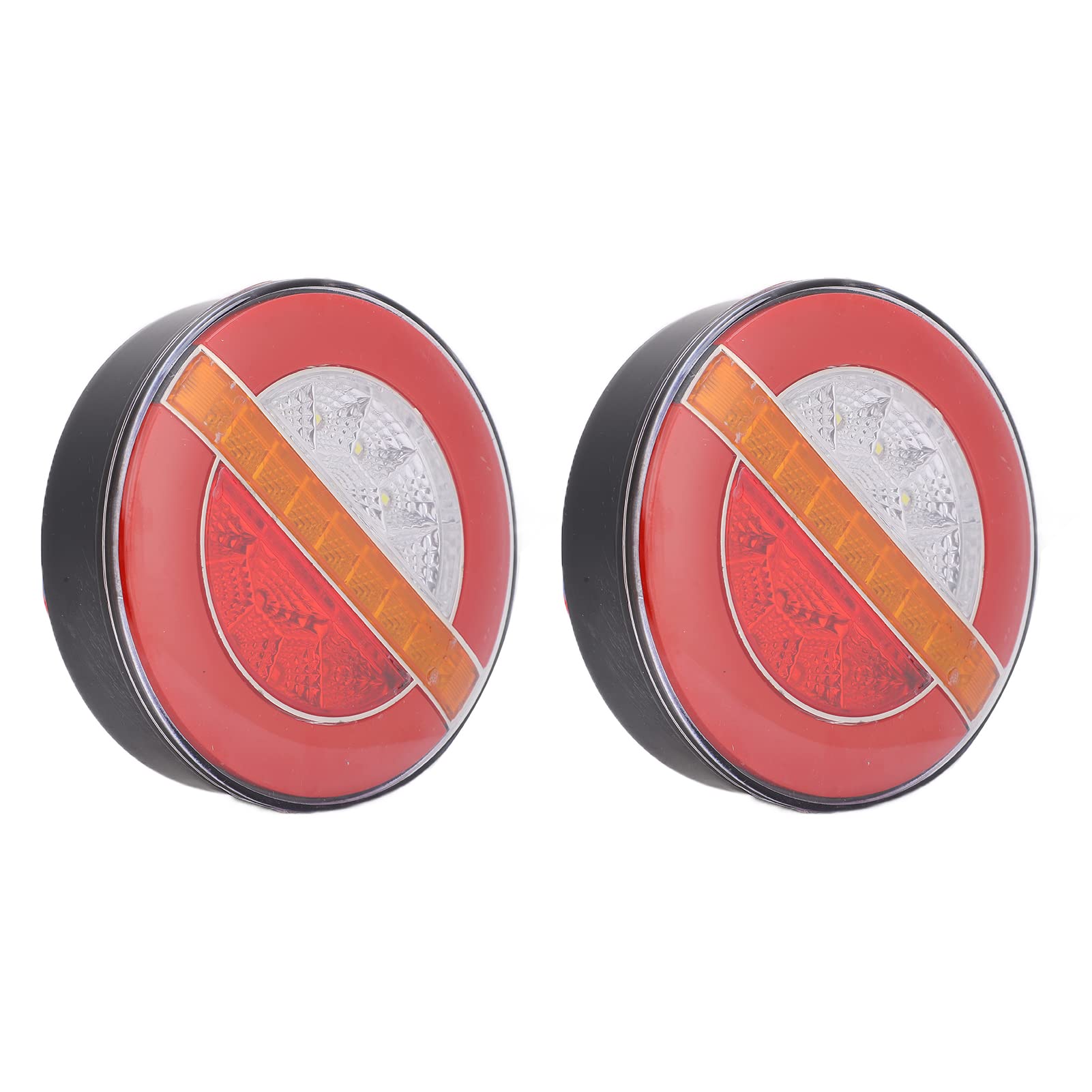Acouto 2PCS LED Tylne Tylne światła 24 V Zamknij Wskaźnik Hamulca Lampa Zatrzymana Ipx6 dla Przyczepy Ciężarówki RV Ogon Lightturn Lampa - Lampeverse Lamptrold Ogonowa