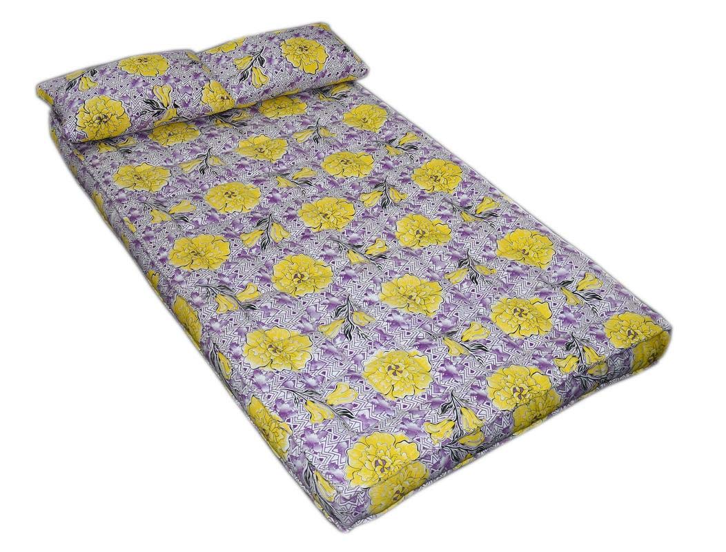 Organic Orthopaedic Kapok Fiber Mattress King Size Yellow (84x72x6)-image-34