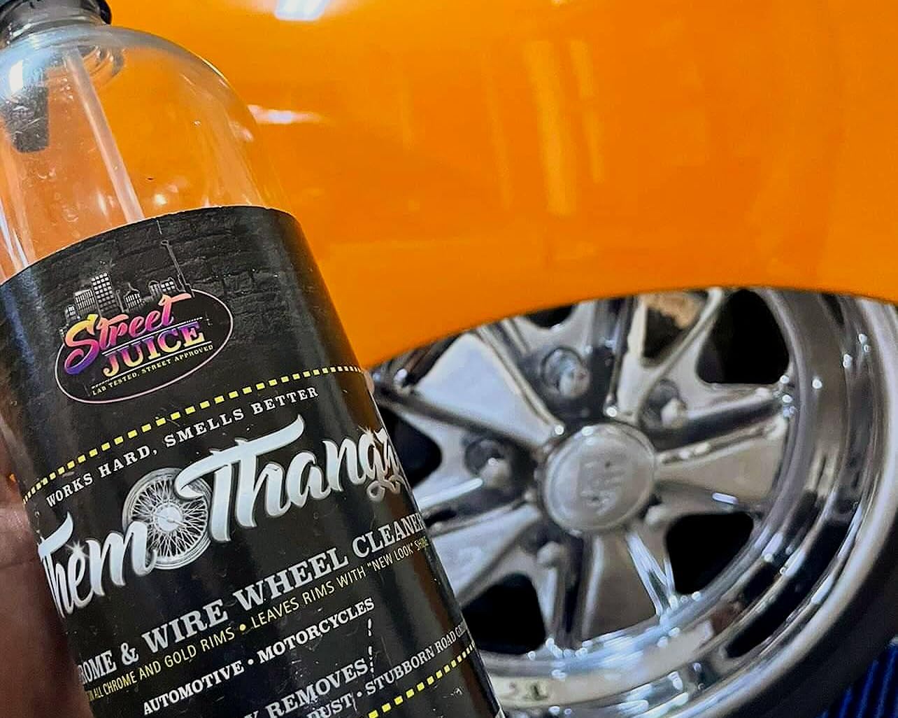 Them Thangz TT32 - Street Juice Products 32oz Chrome & Wire Wheel Cleaner