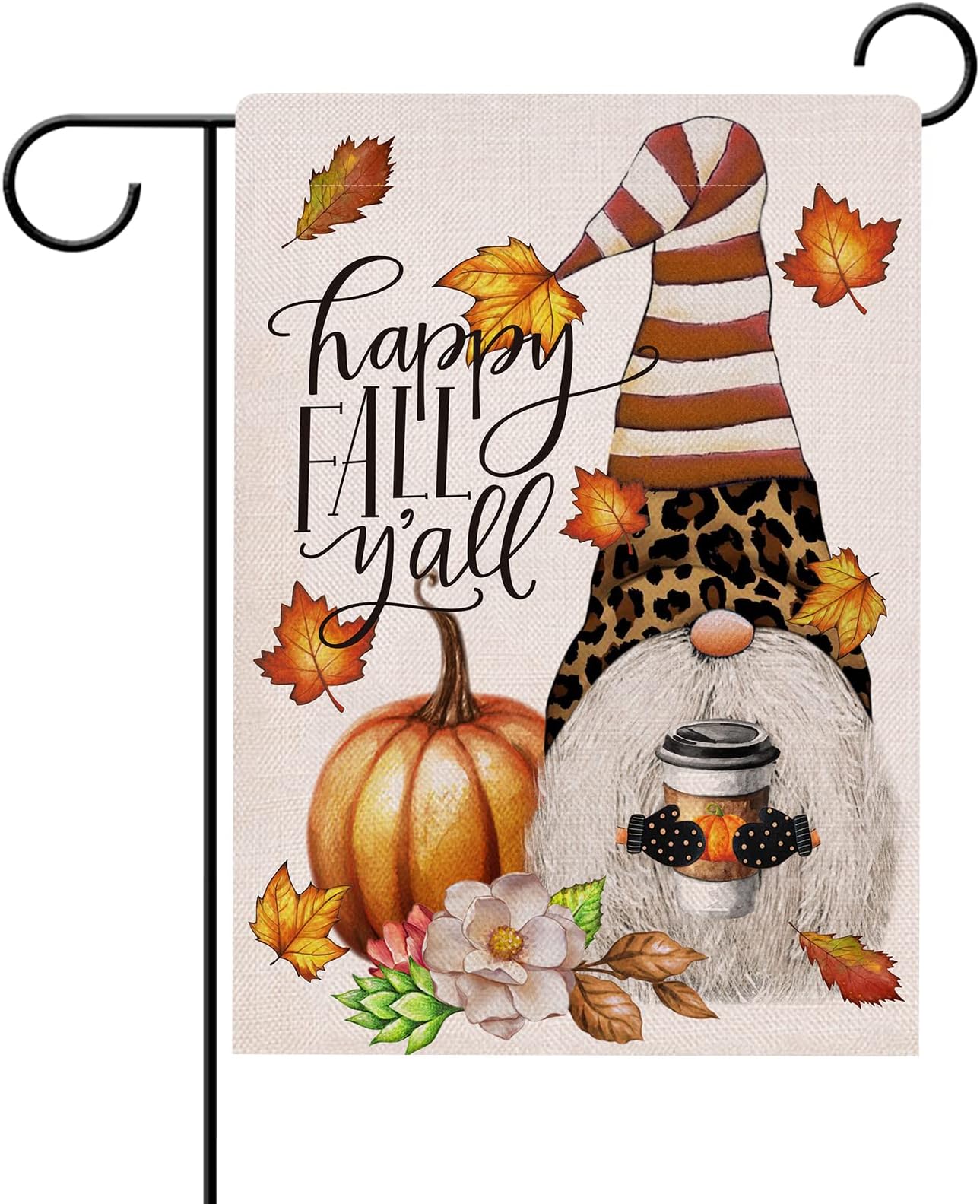 Amazon.com : Fall Garden Flag Double Sided, Welcome Gnomes Fall Flag ...