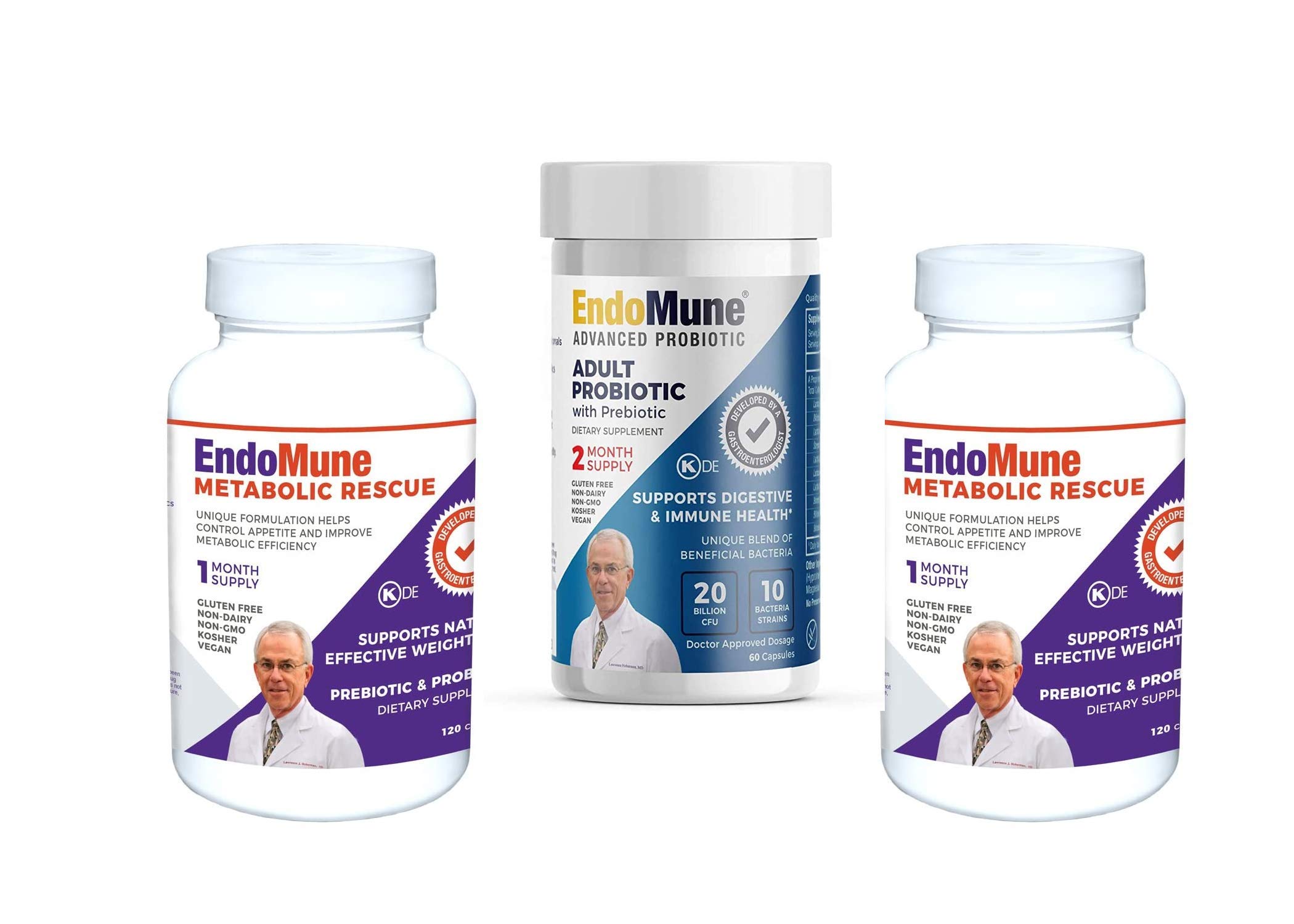 Endomune Advanced Adult Mutil-Strain Probiotic Metabolic Rescue Bundle - 2-Month Supply