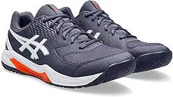 Tênis Asics Gel Dedicate 8 Azul Marinho e Laranja