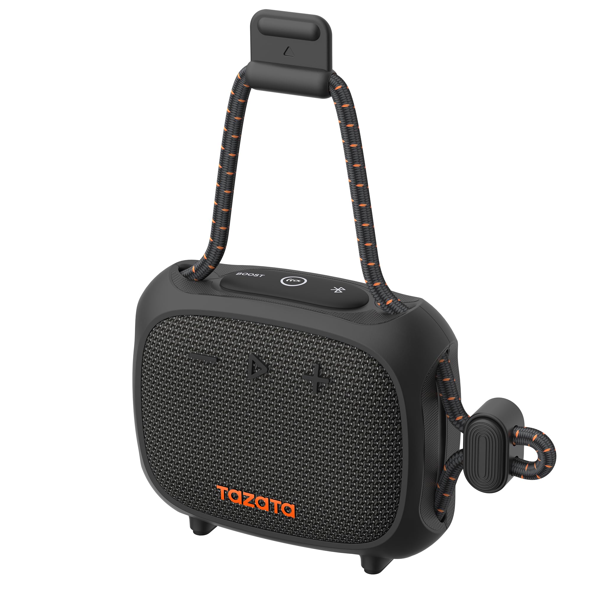 Rugged Outdoor Speaker, IPX7 Waterproof,Floating Bluetooth Speaker with 11H Playtime,TWS Pairing,Built-in Strap for Cycling,Fishing,Shower,Camping,Travel Gift