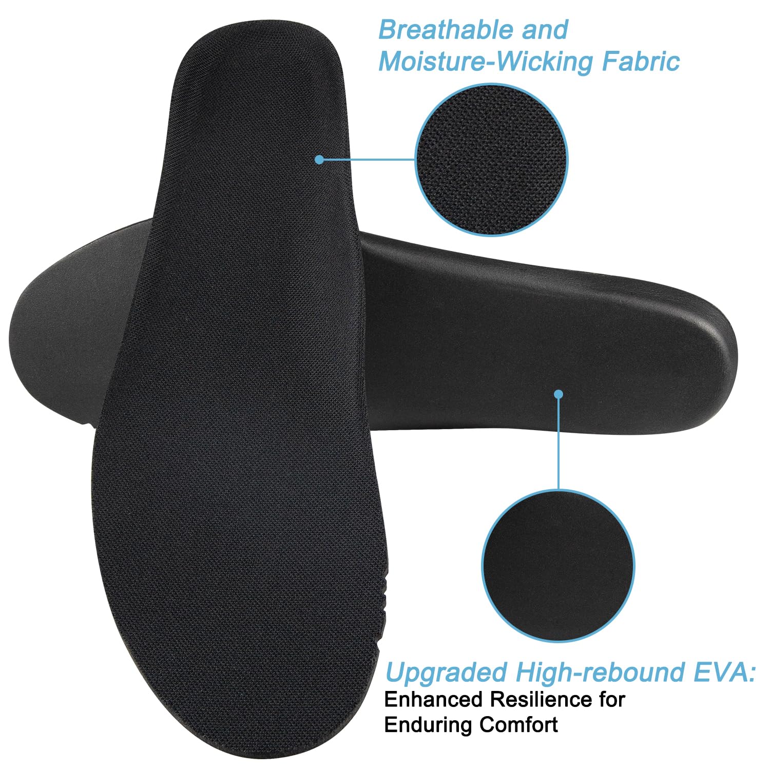 Endoto Wkładki do On Cloud Butów, Zamiennik EVA O Wysokiej Sprężystości Wkladka Zamienne Insoles Replacement Insert(Damskie,40.5 EU)