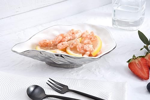 Miniatura 4 de Pampa Bay Cuenco de ostras pequeño de porcelana