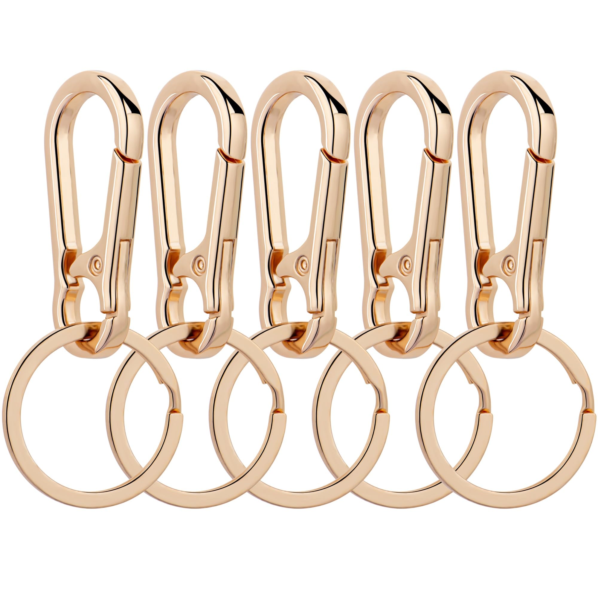 Wikavanli Metal Keychains Keyring Key Chain Ring Clip Holder Organizer for Home Car Keys Key Finder Women Men
