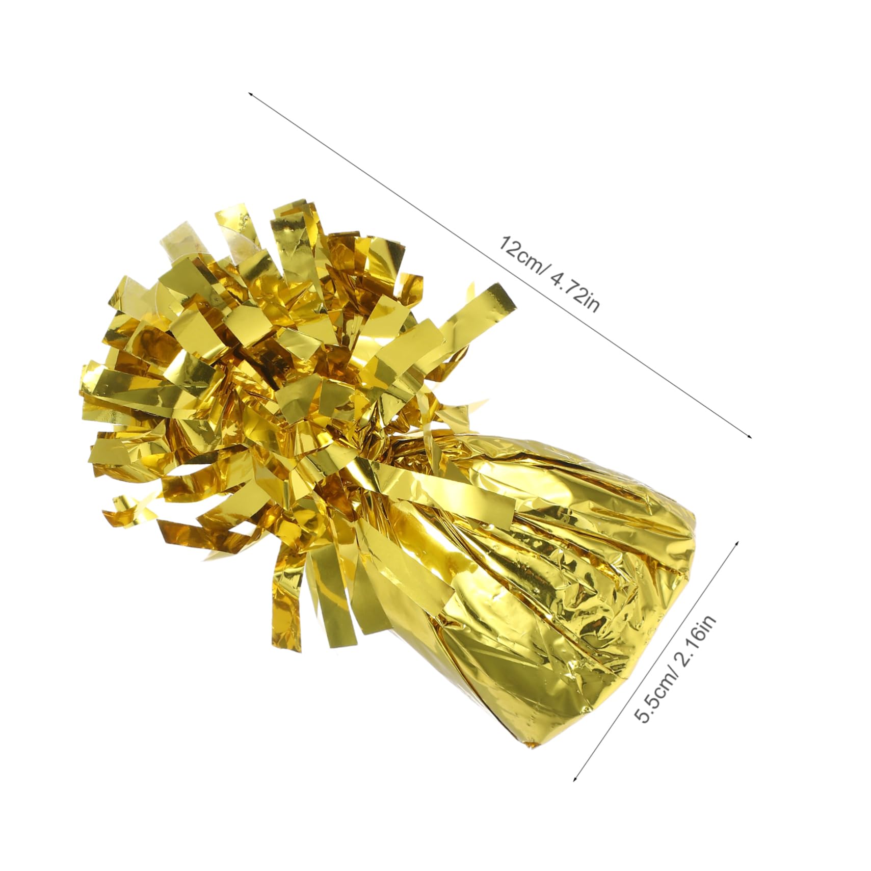 Ballongewicht 6 Stück, Gold, PVC Zement, für Babyparty und Hochzeit | Zuverlässig Gefertigt, Einzigartig Attraktives Design, Verbessert Ballondeko und Wirkt Ästhetisch Dezent