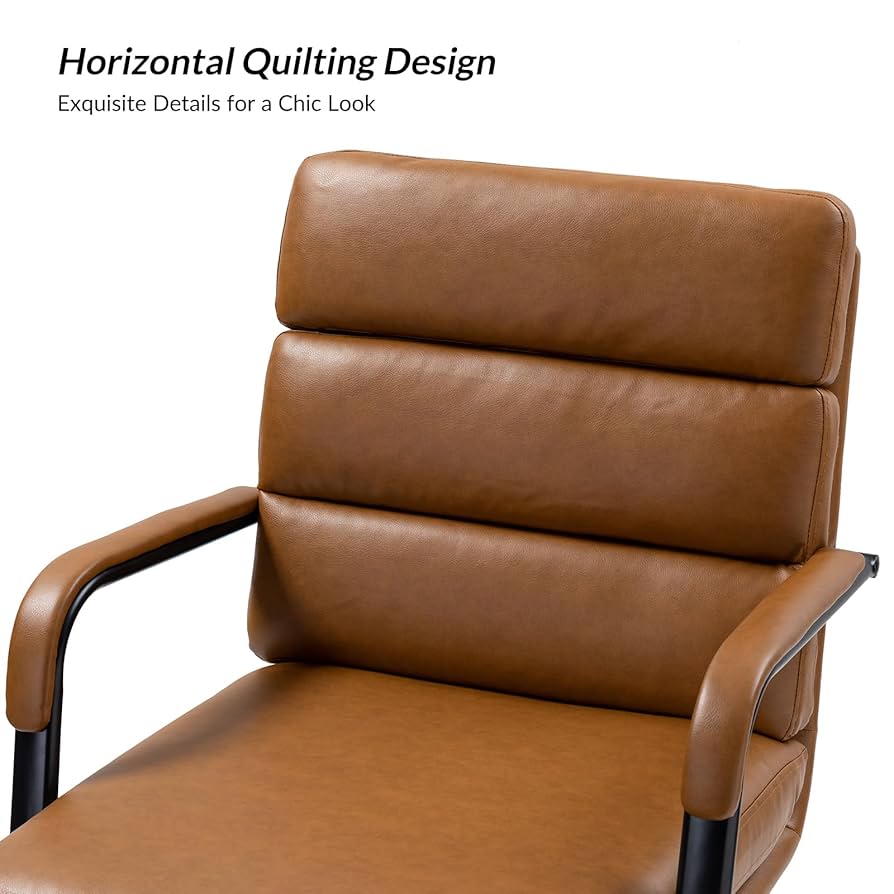 テーブル・チェア・ハンモック T.S.L CUB Patchwork leather chair Amazon.com: HULALA HOME Modern Faux Leather Home Office