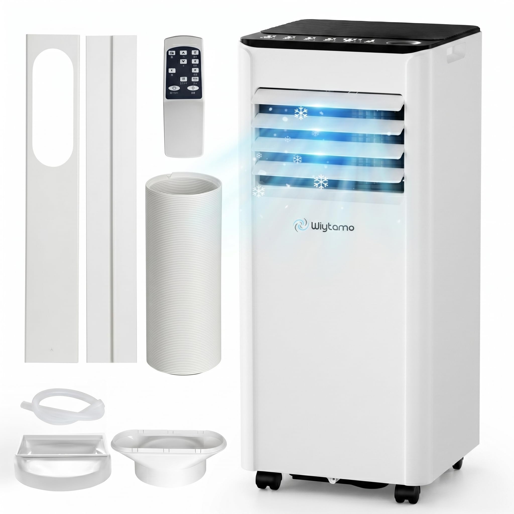 スポットクーラー 家庭用 2.6kW移動式エアコン【2026年最新】工事不要 Amazon | Wiytamo スポットクーラー 【2026年猛暑対策】 2.6KW 9000BTU