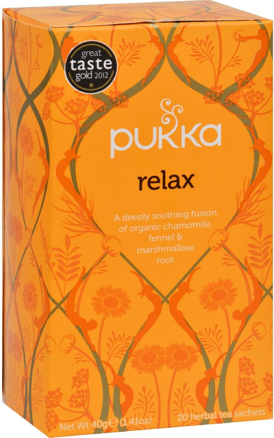 Pukka Herbs Tea Hrbl Relax Org Grocery & Gourmet Food