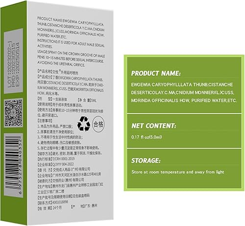 Miniatura 6 de Maximiza tu placer con el spray JIAOYUE Delay para hombres, fórmula natural para mayor comodidad y tiempo prolongado en la cama