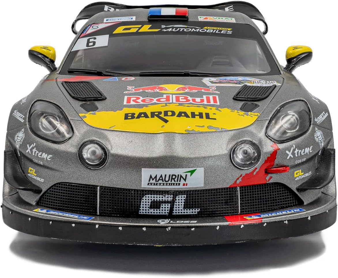 Solido 1:18 Scale Alpine A110 RGT+ Grey #6 S.LOEB/L.Godey Rallye Du Mont Blanc 2024 Diecast Model Car S1801630