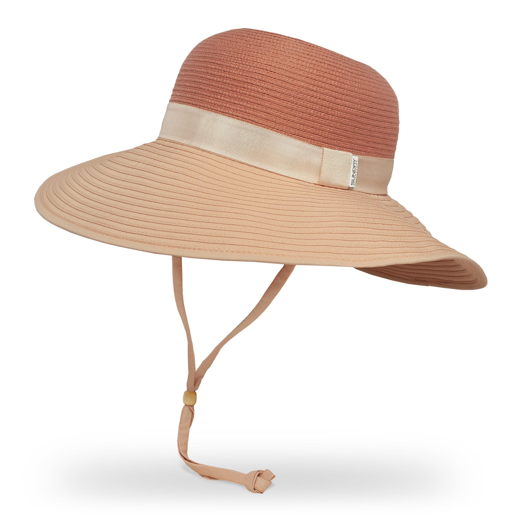 Siena Women's Wide Brim Ribbon UPF 50+ Sun Hat -