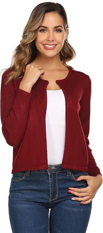 wine bolero jacket