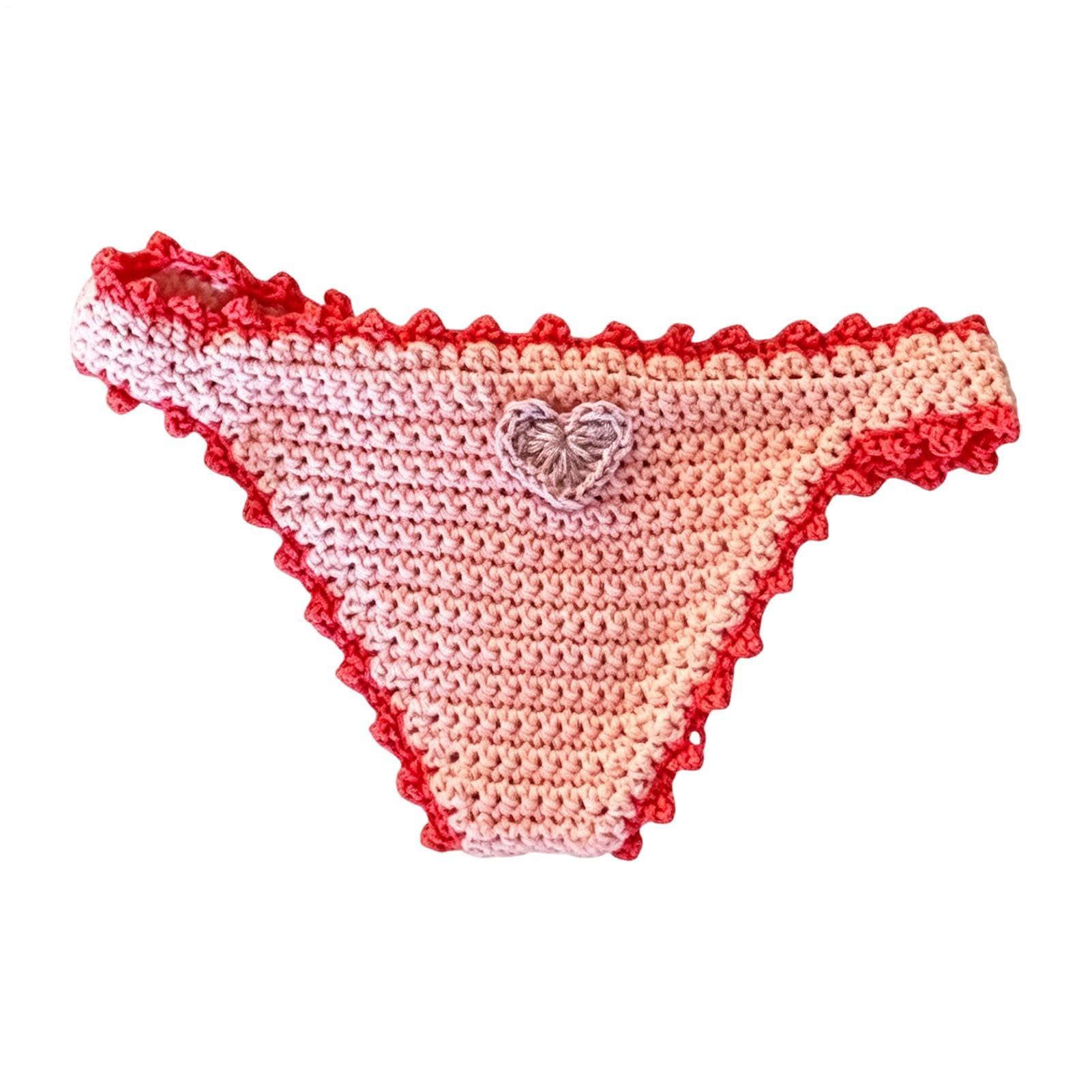 Crocheting Book Marker Cute Heart Pattern Stationery