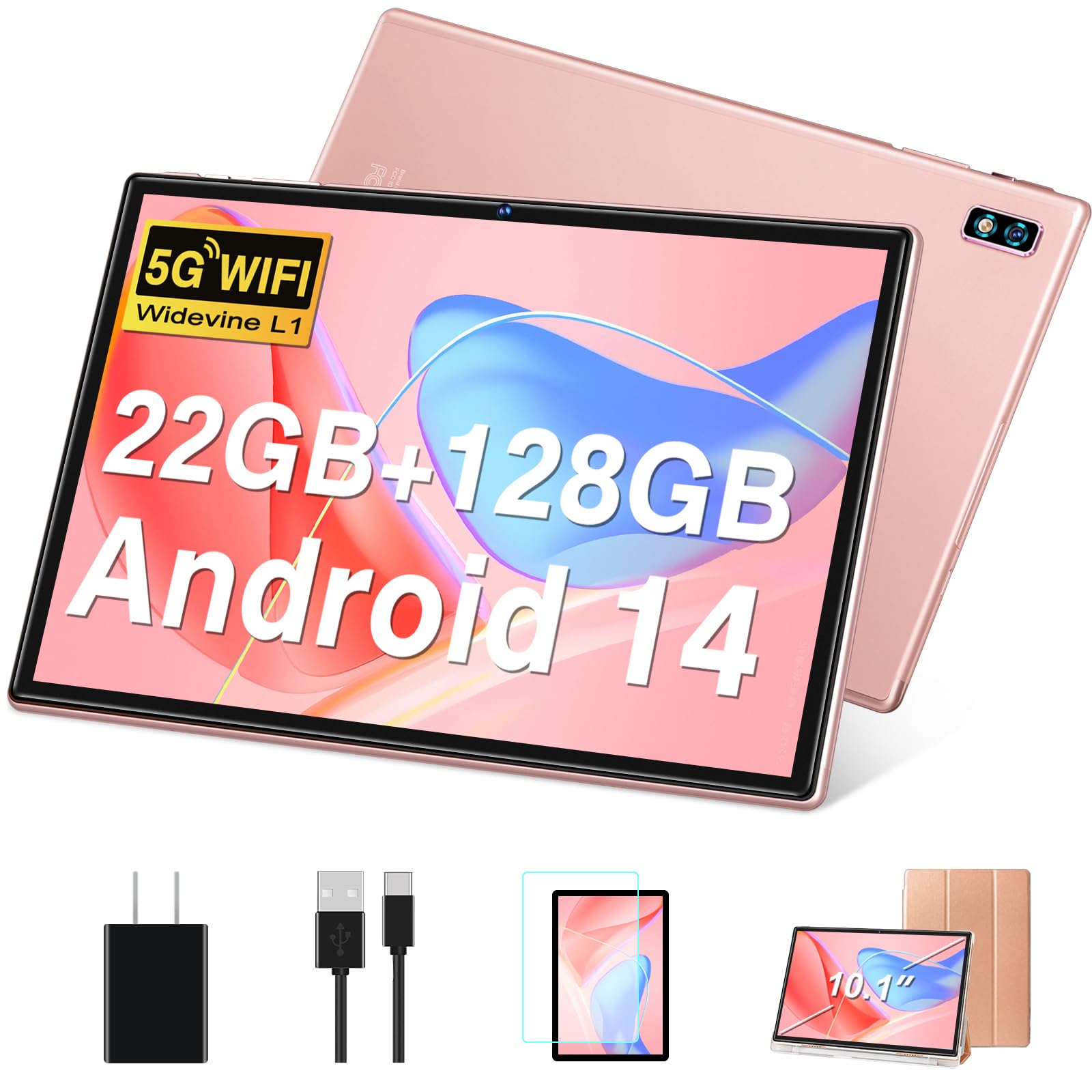 Amazon.com : DEERTiME Tablet Android 14 Tablets 10.1 inch with