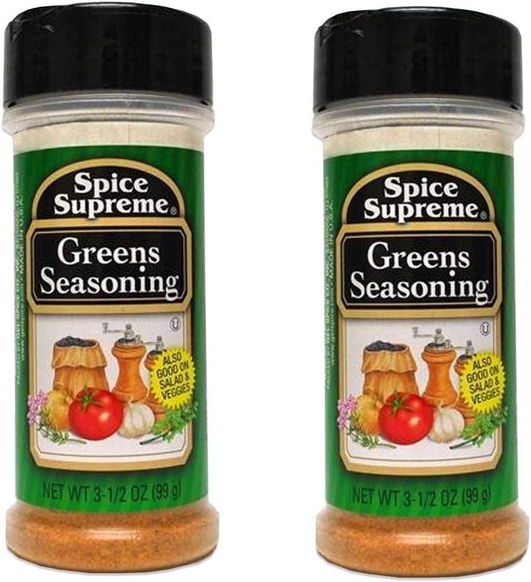 Greens Seasoning for Salads and Vegetables - Spice Supreme, 3.5 oz (2)