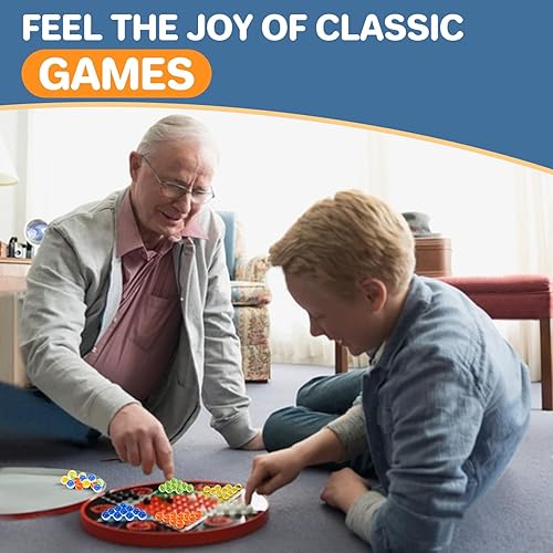 Miniatura 5 de Sukh 100 canicas de vidrio  canicas a granel de canicas a granel, canicas de ojo de gato, mezcla de canicas de 4 colores, tamaños de 0.551 in y