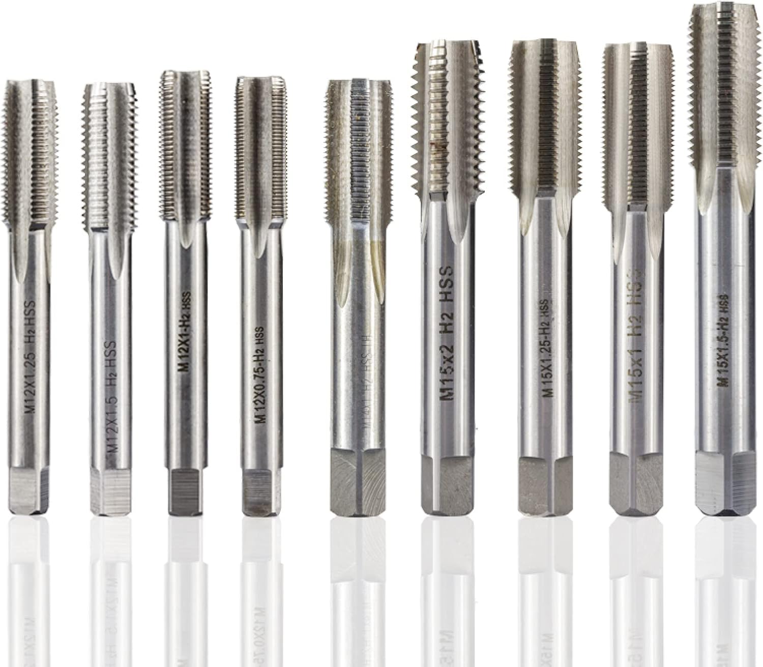Drill Bit Thread Tap Bearing Steel Taper Point Right Hand Straight Flute Machine Tap,M16x1.5