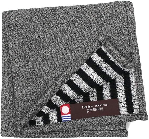 Amazon 今治タオル ハンカチ メランジュ Idee Zora Premium イデゾラ プレミアム グレー ハンカチ 通販