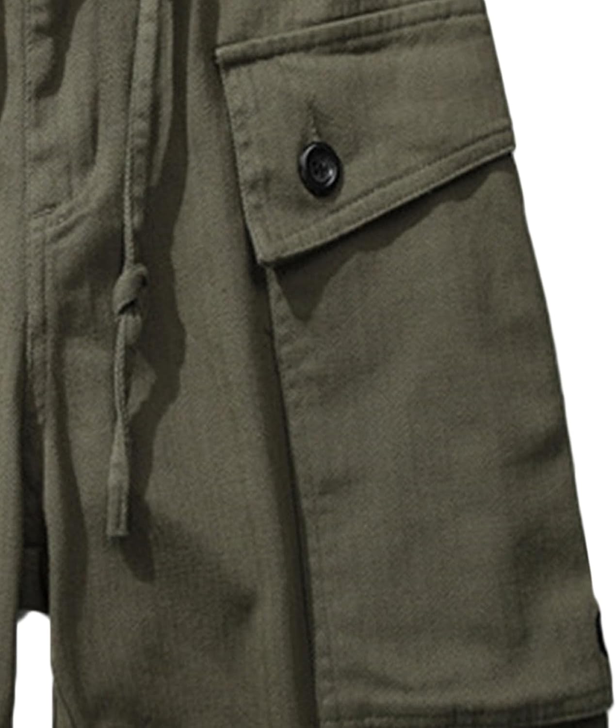 DGHM-JLMY Men's Mid Waist Casual Fashion Cargo Shorts Loose Fit Multi-Pockets Military Shorts Relaxed Fit Outdoor Work Short