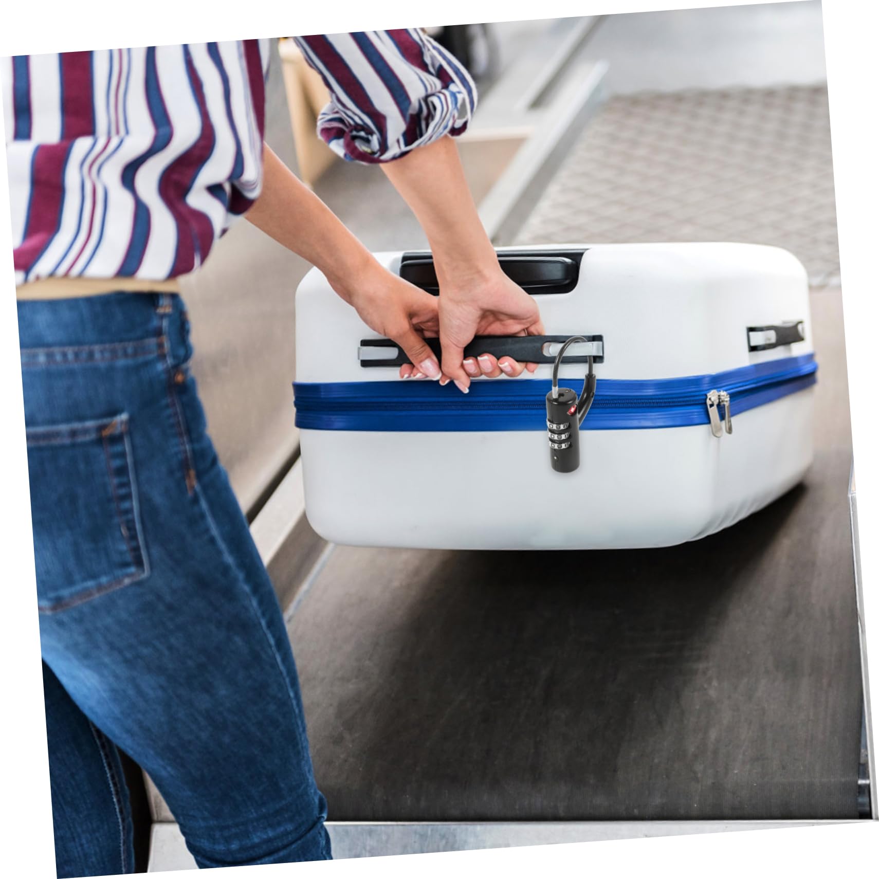 ULTECHNOVO 3stücke Luggage Backpack Lock Tsa Genehmigter Kombinationsschloss Für Gepäck Rucksäcke Und Schließfächer Tragbar Und Benutzerfreundlich Für Und Fitnessstudios